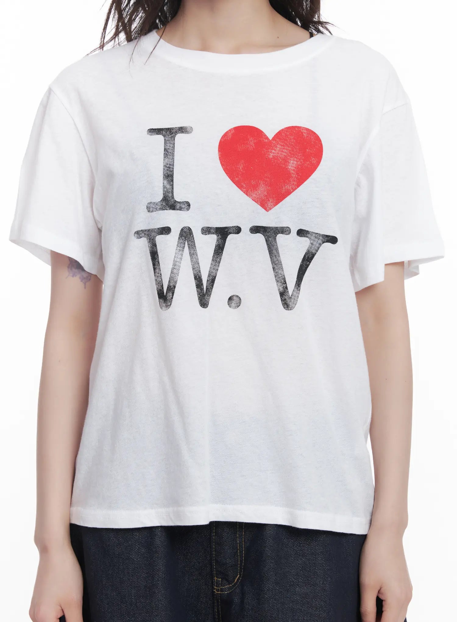 Sheer Heart Graphic Tee CU519