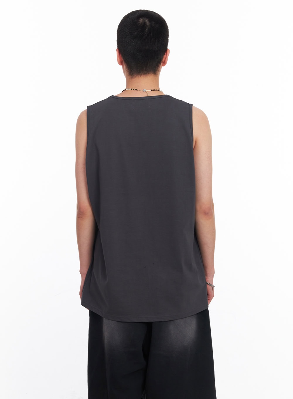 Men's Greed Graphic Sleeveless T-Shirt IU503