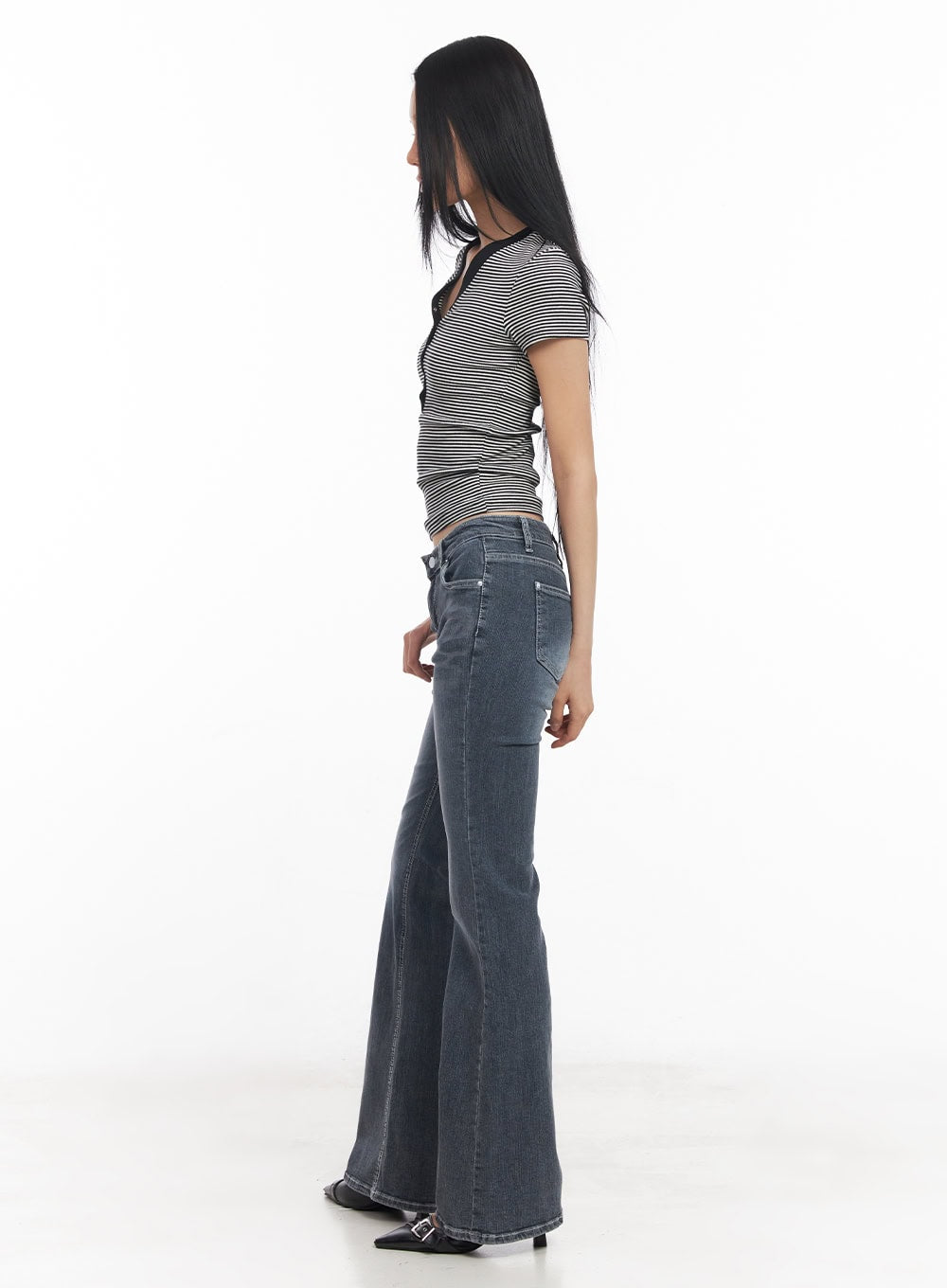 Nadeline Slim Bootcut Jeans CY528