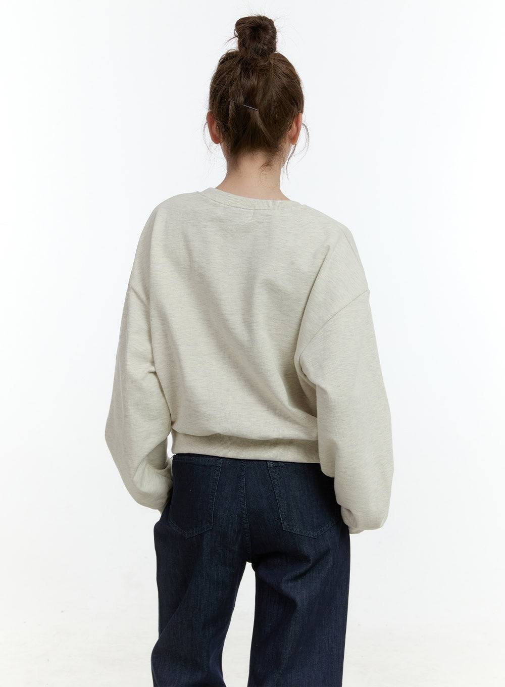 Casual Crop Sweatshirt CF504