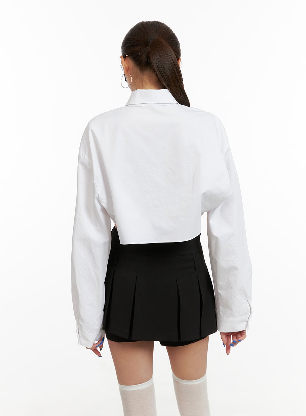 Collar Cotton Bolero Shirt CY431