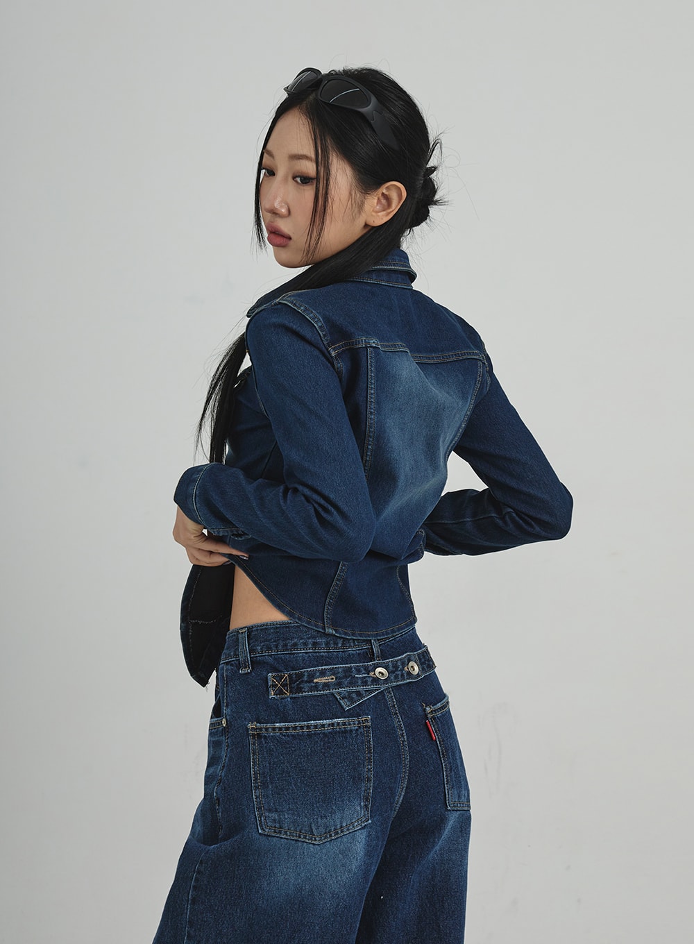 Button Denim Shirt CD09