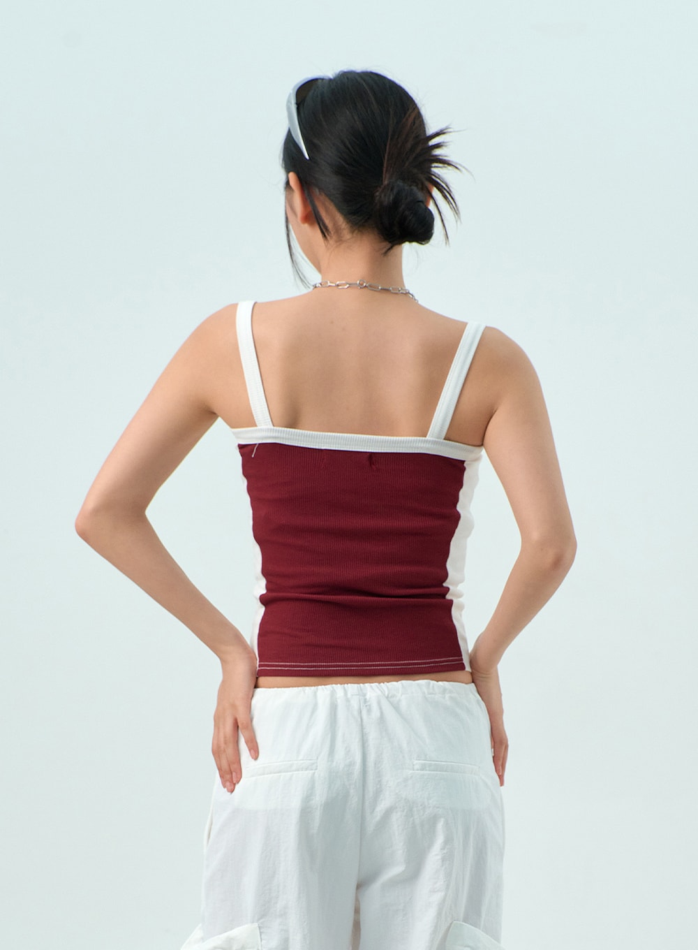 Two Color Knit Top CY325