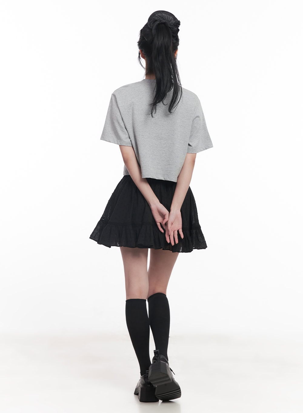 Casual Graphic Crop Top CY526