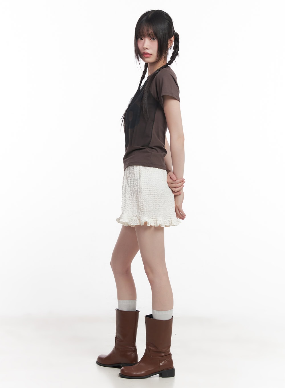 Frill Loose-Fit Shorts CU505