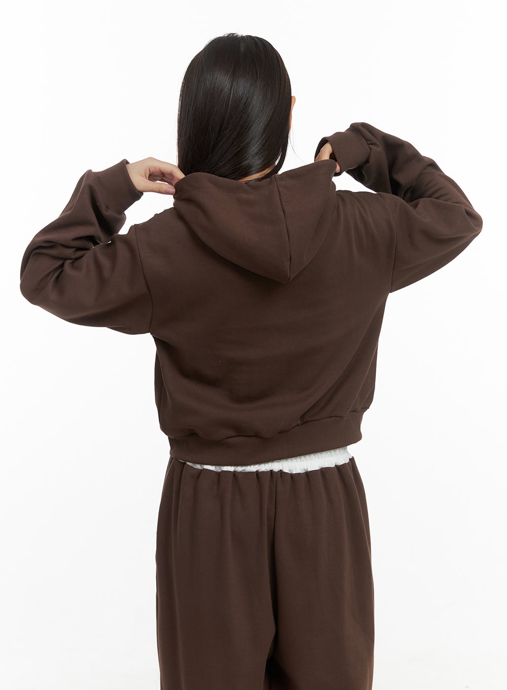 Sports Loose Fit Crop Sweatshirt CO402