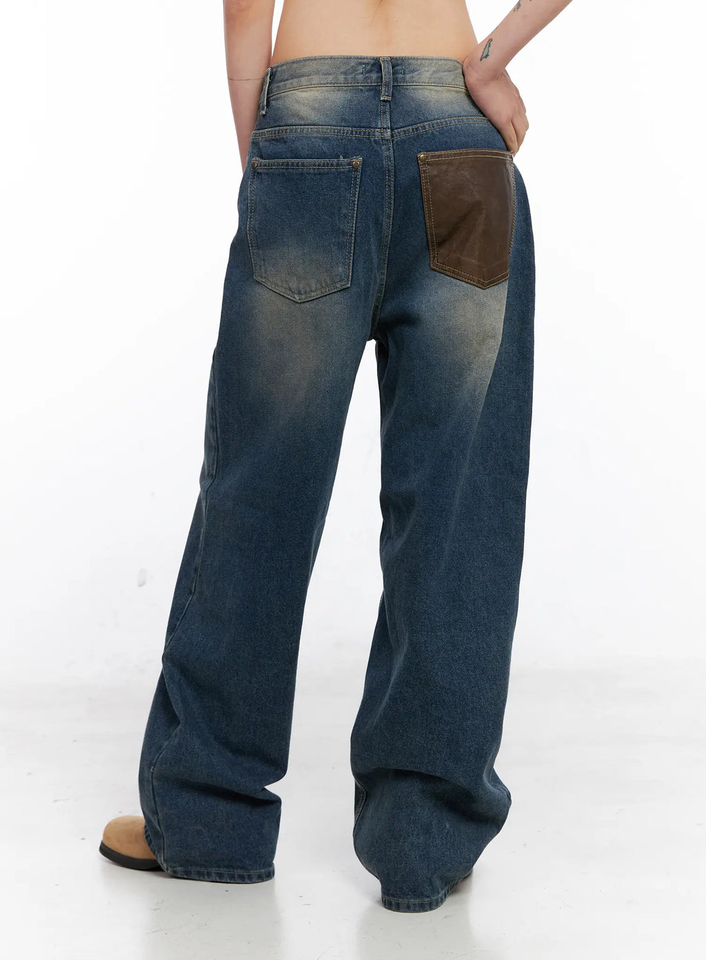 Xyla Vintage Pocket Baggy Jeans CO507