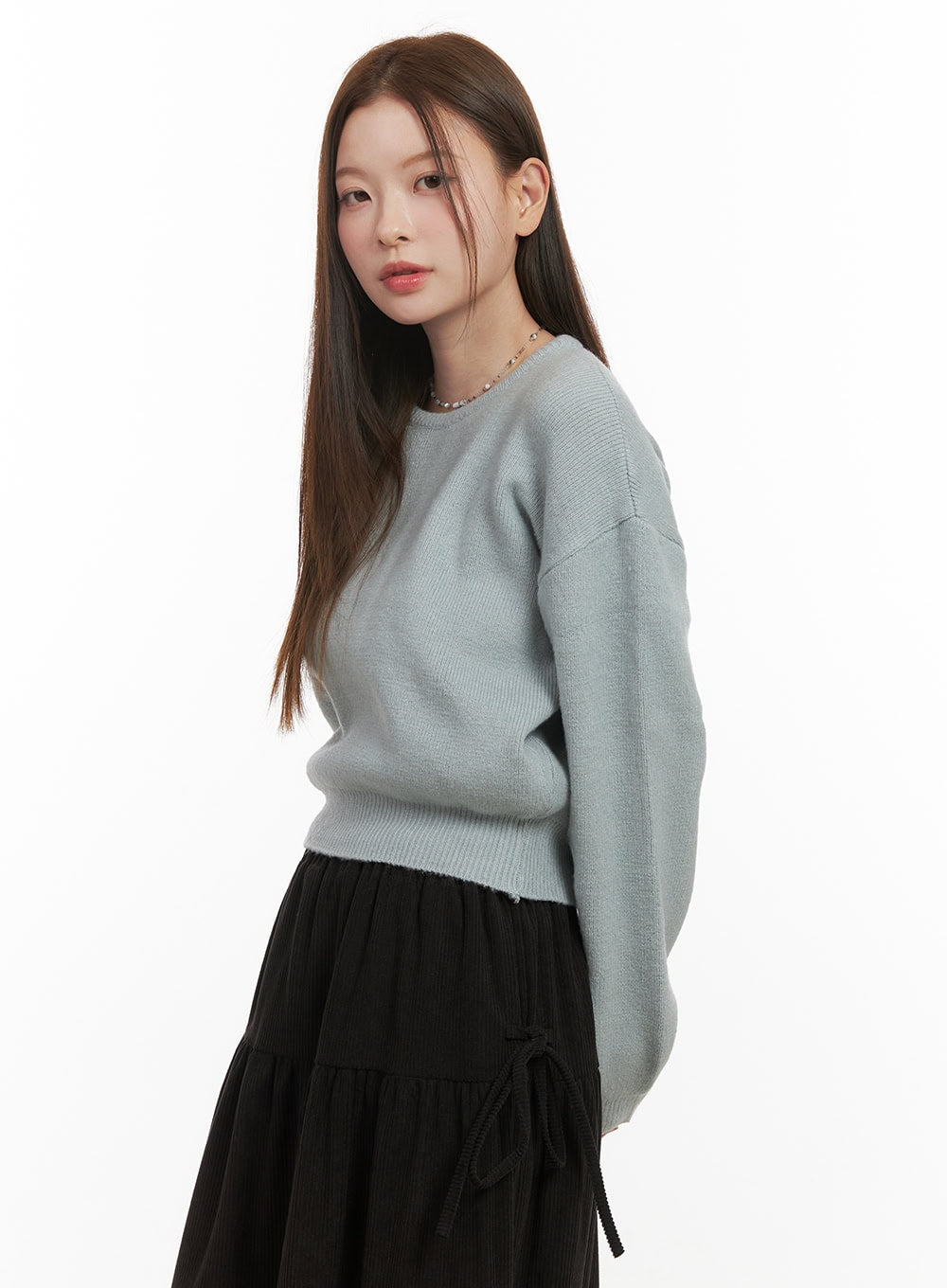 CozyChic Solid Knit Sweater OD417