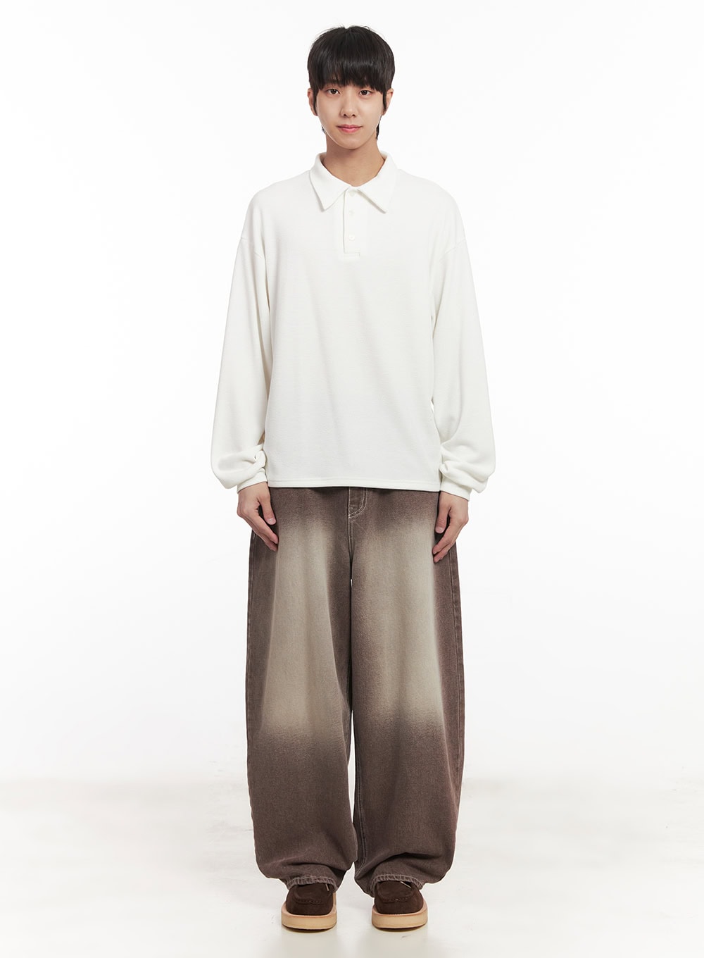 Men's Collared Long Sleeve Shirt IM519