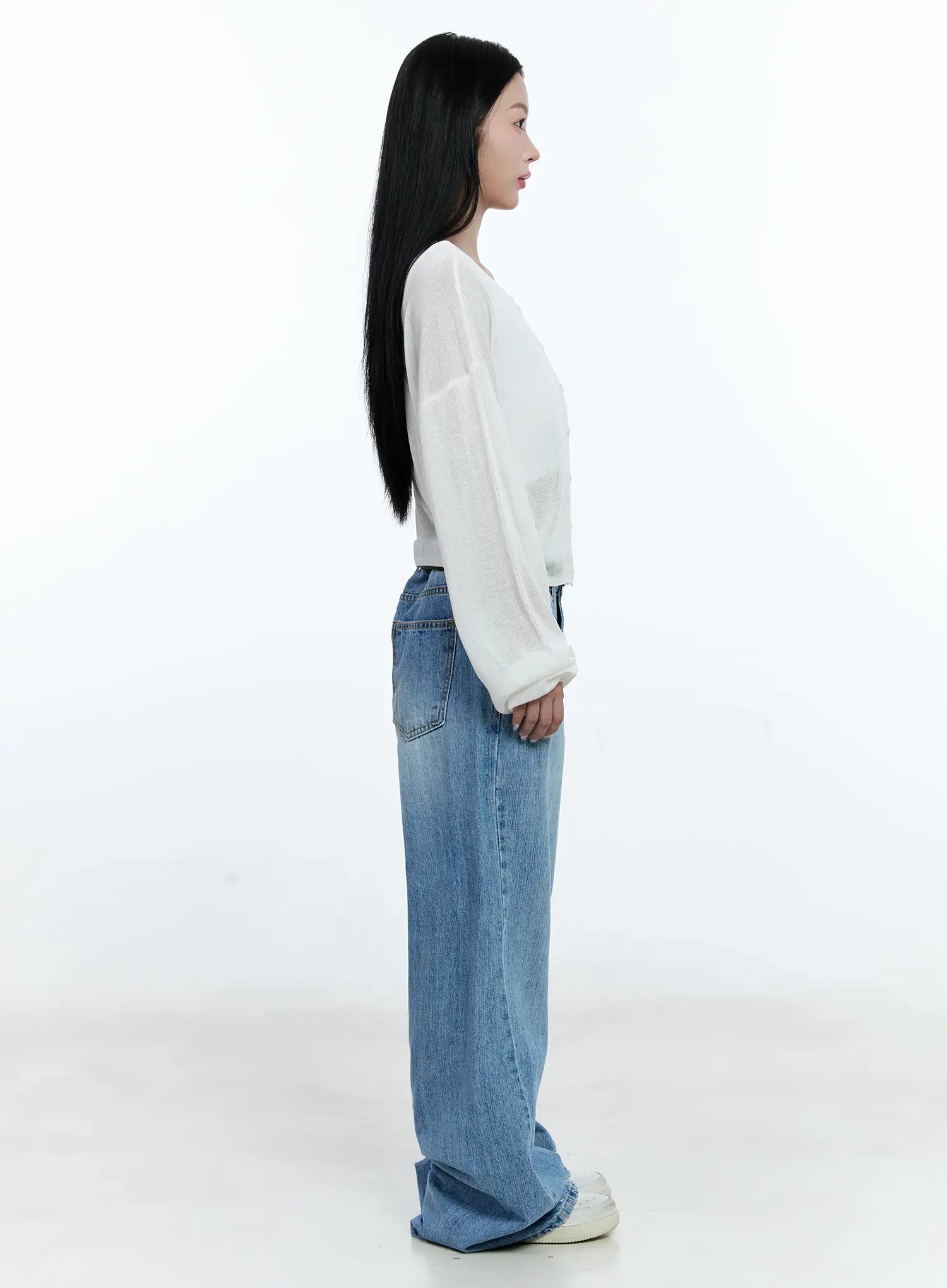 Linen Relaxed-Fit Cardigan CG513