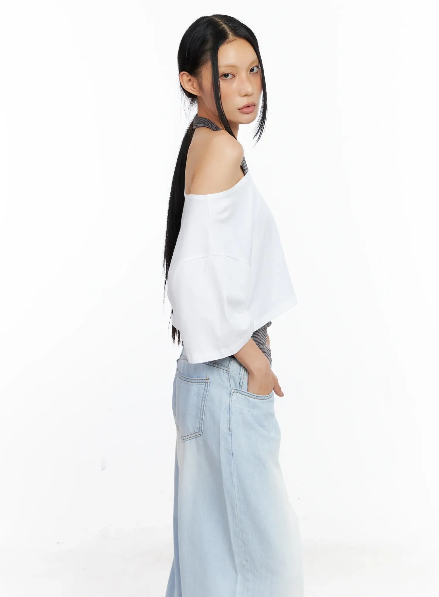 Striped Layered Tank and Tee Set CL529