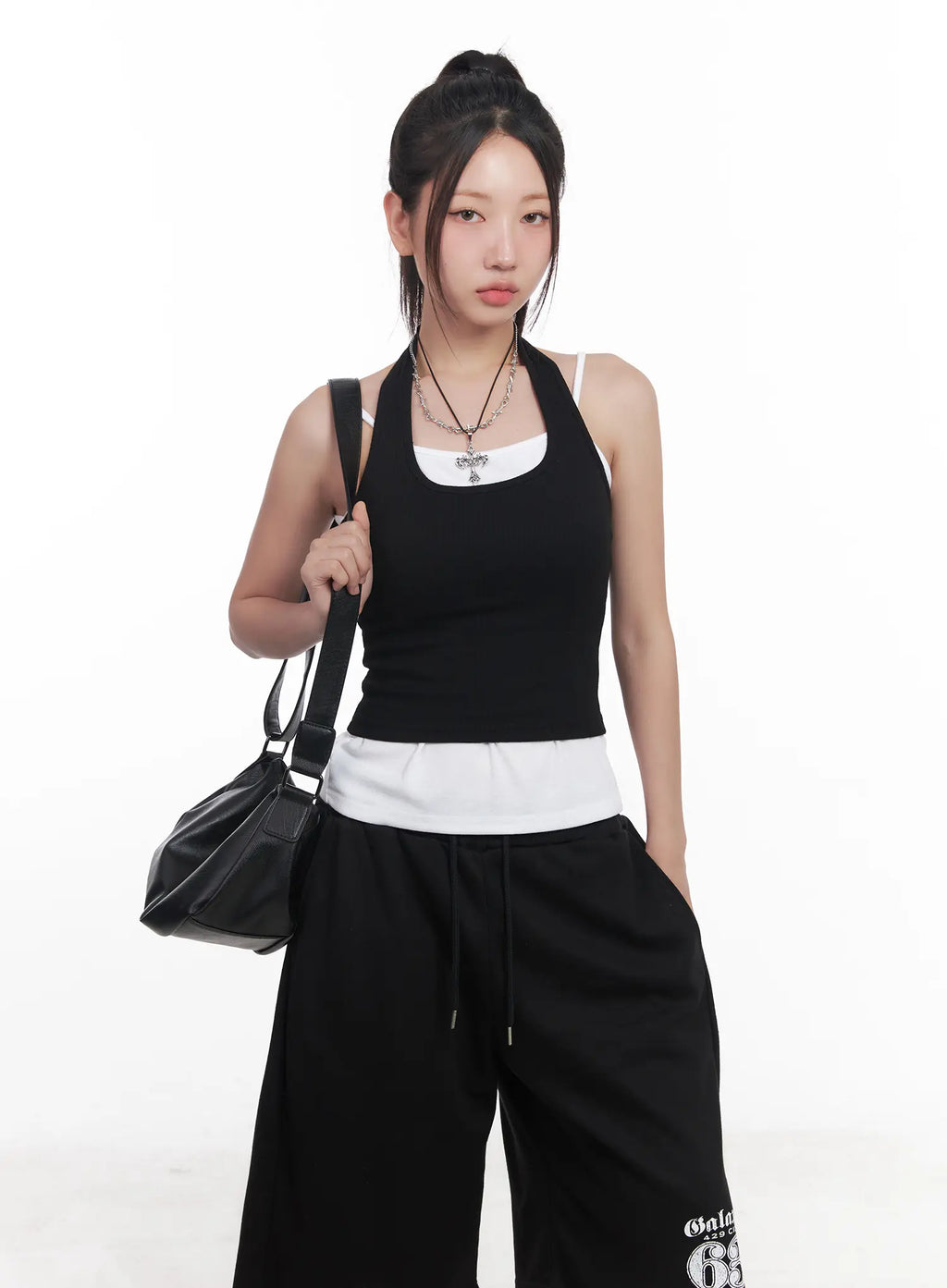 Cropped Halter Top CU517