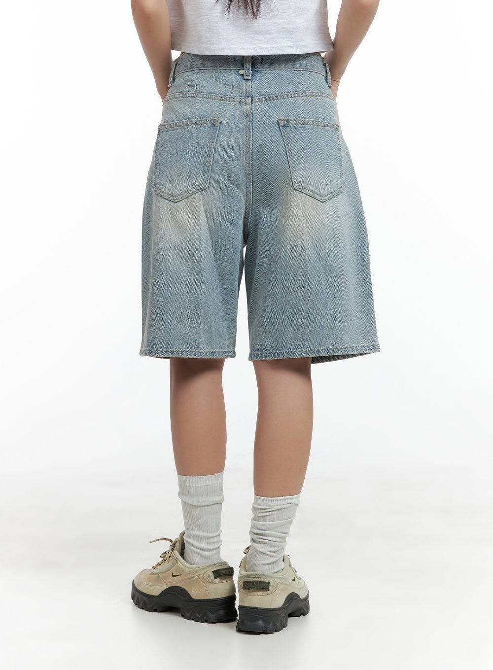 Light Washed Jorts CL417