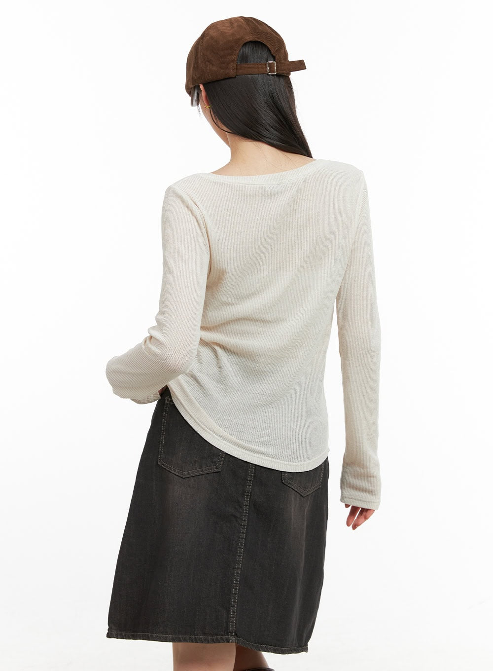 Sheer Lettered Long Sleeve CG419