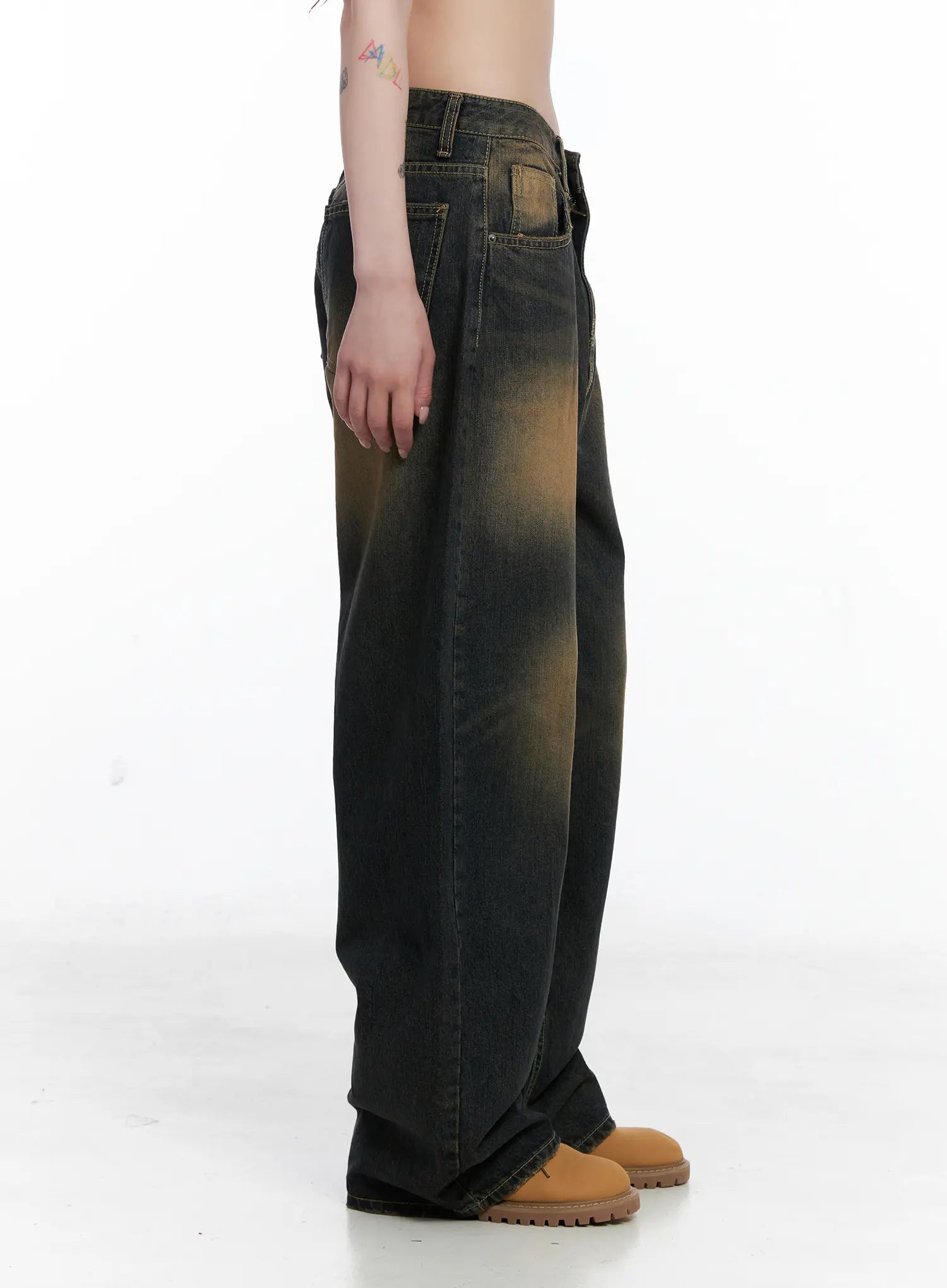 Leona Vintage Baggy Jeans CS526