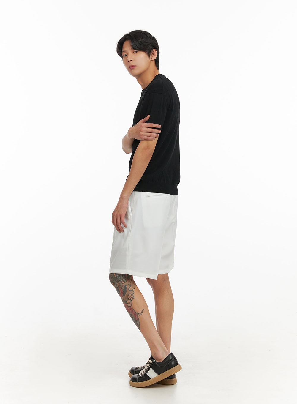 Men's Basic Straight Leg Shorts IY416
