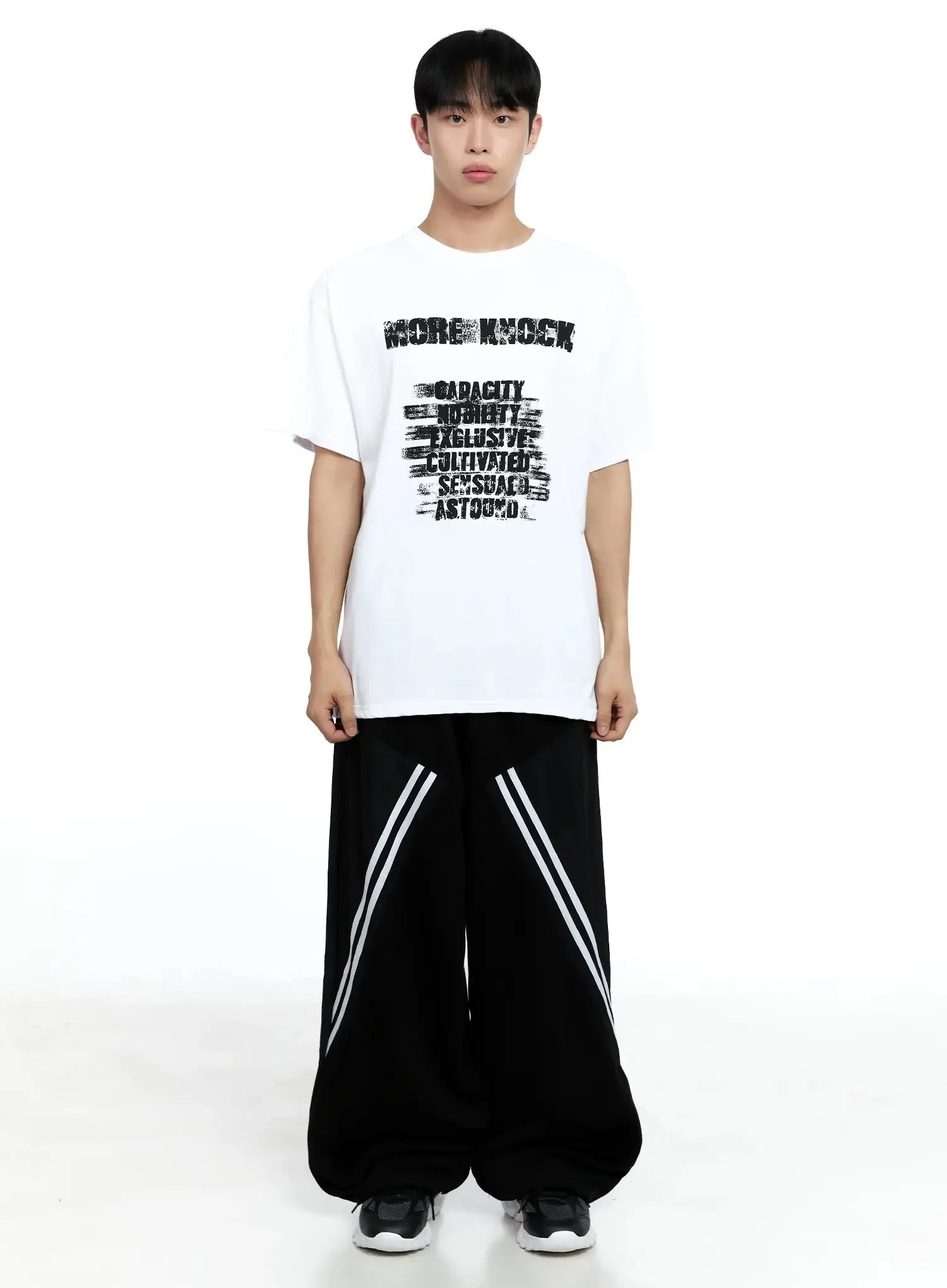 Men's Text Graphic T-shirt IG520