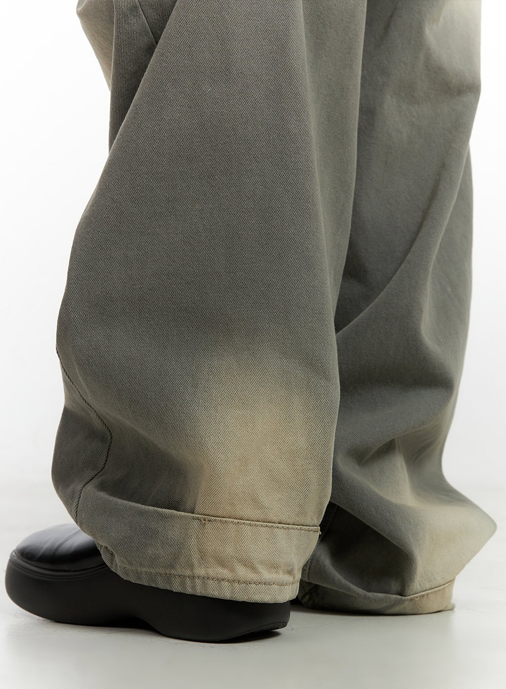 Edie Wide-Leg Denim Pocket Jeans CS425