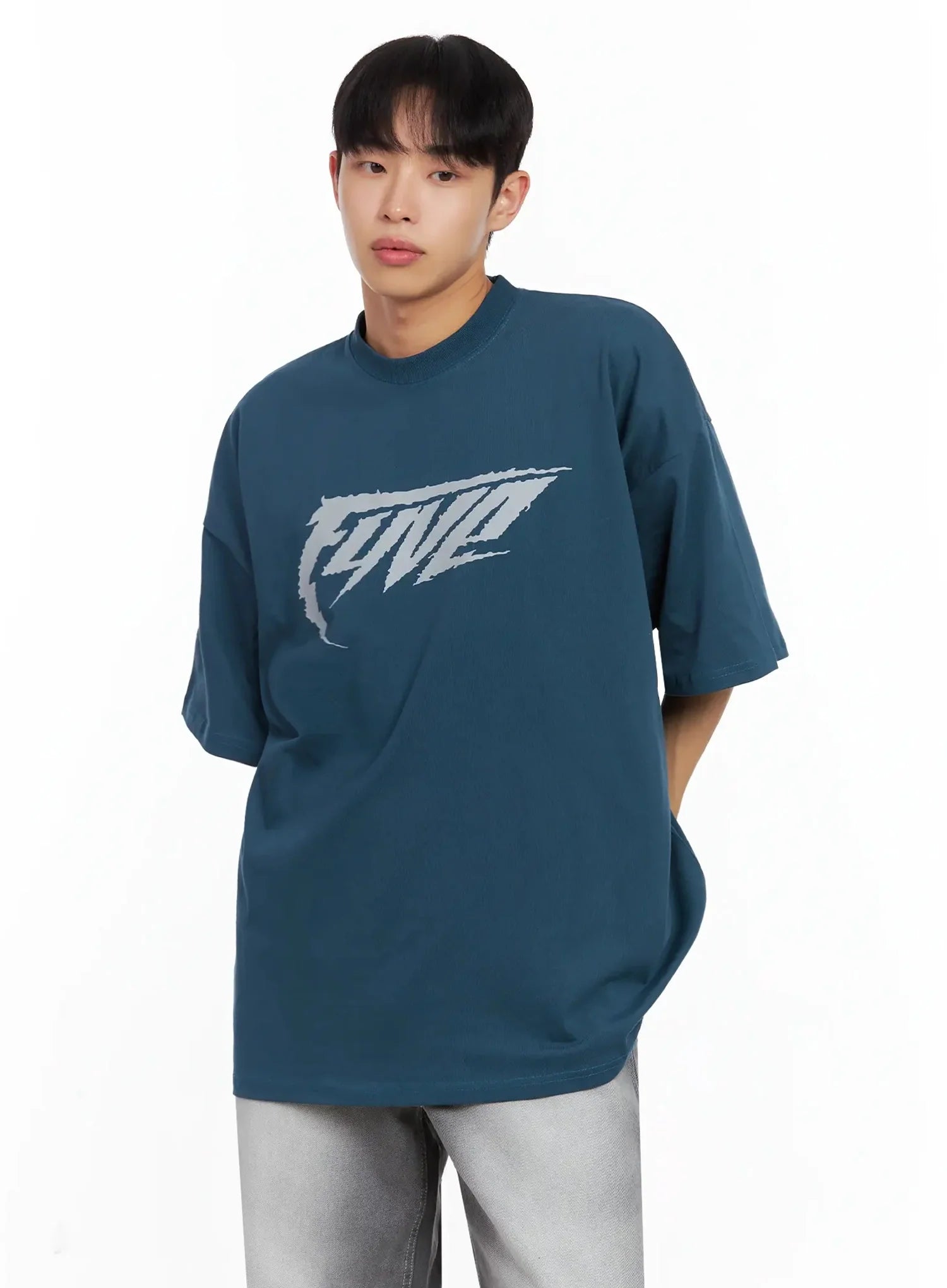 Men's Edgy Graphic T-Shirt IL516