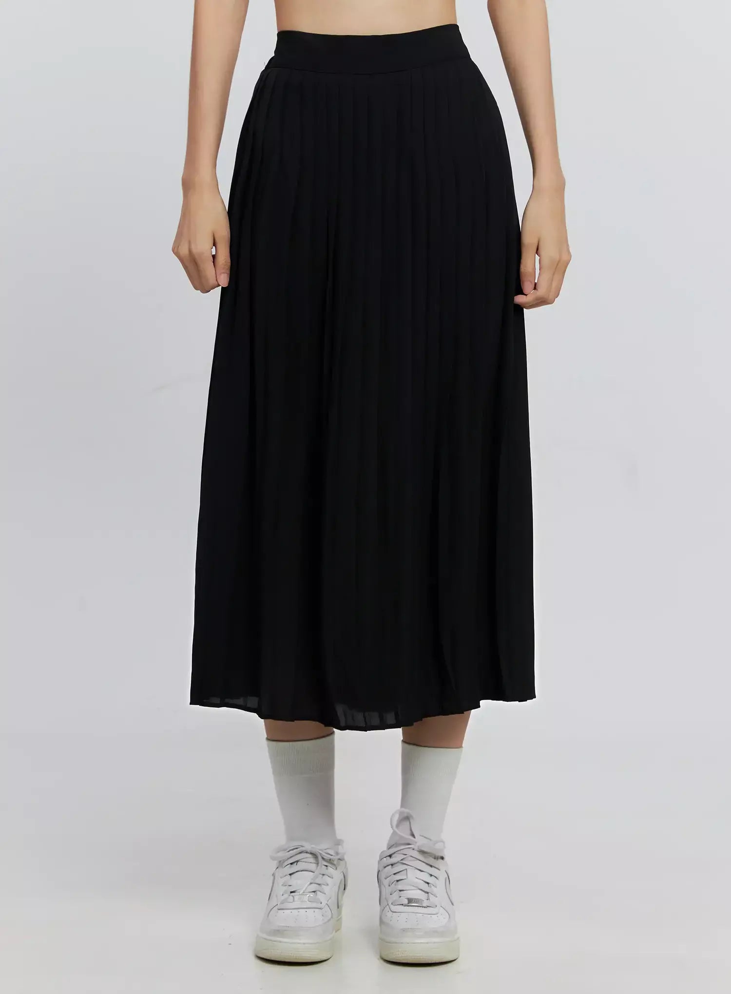 Pleated Maxi Skirt IS516