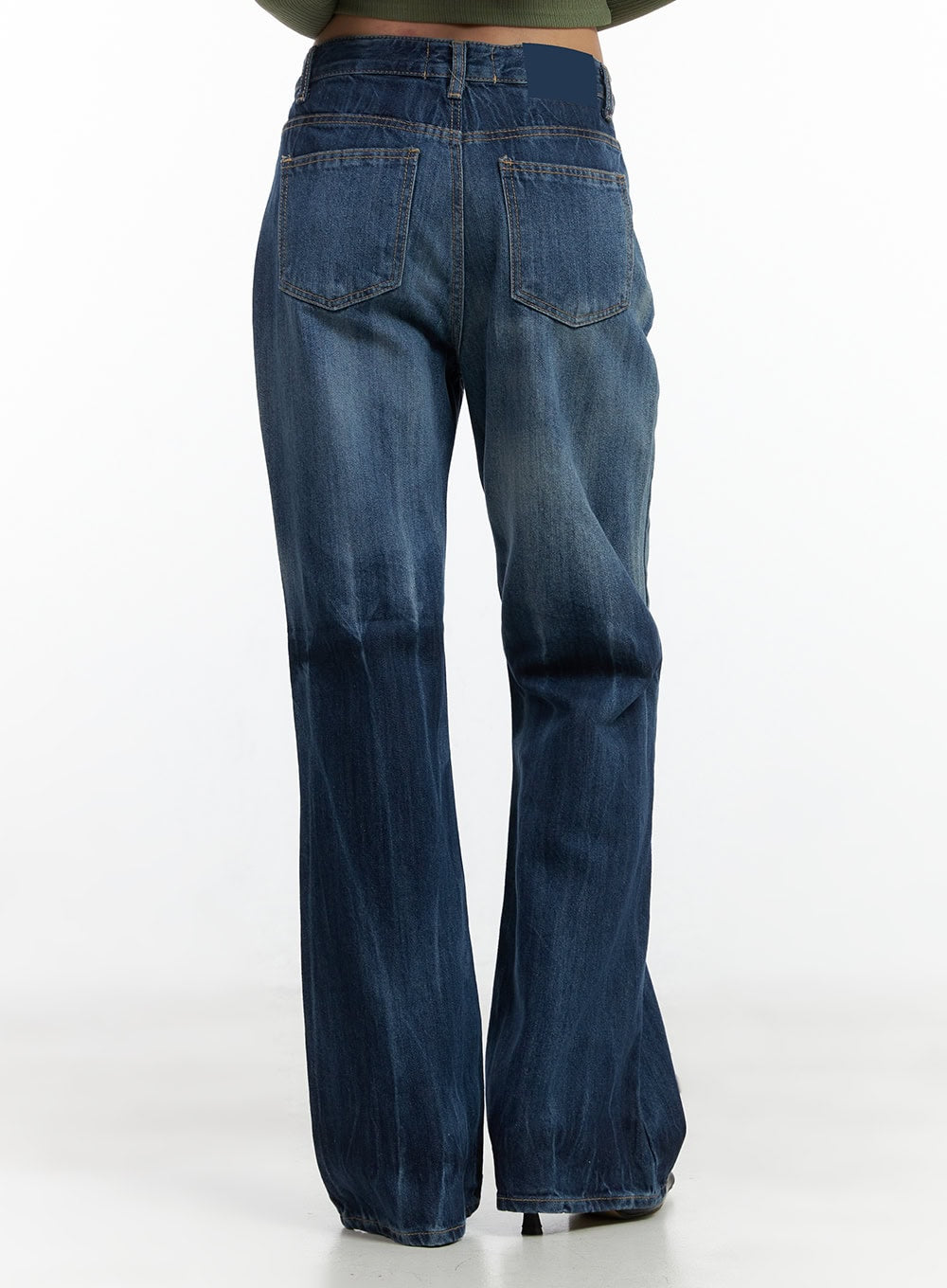 Freya Washed Blue Bootcut Jeans CO424