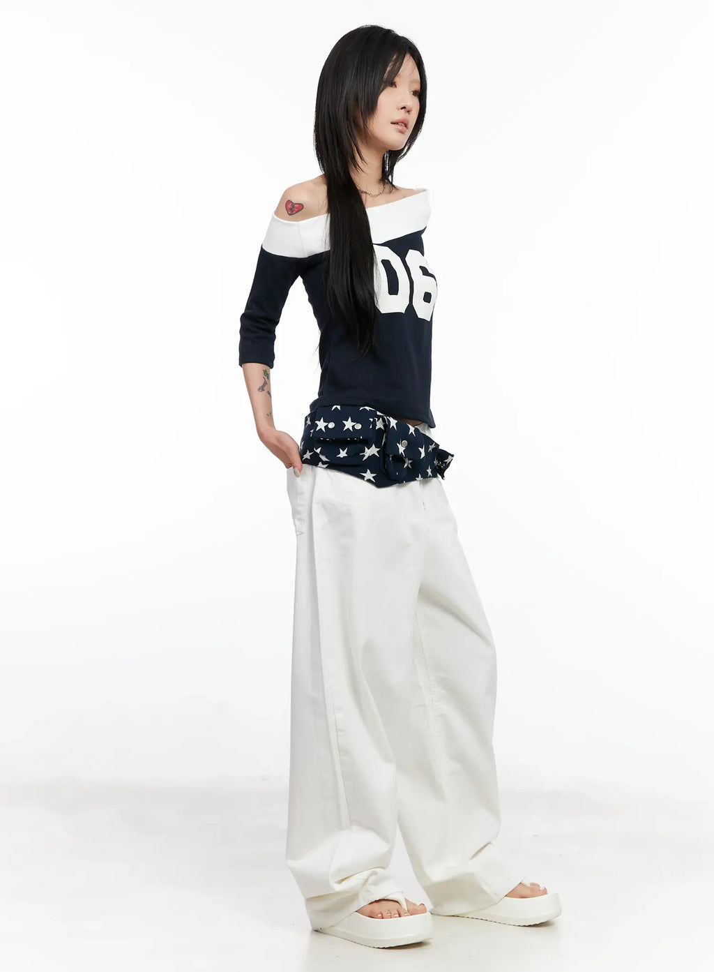 Star Print Belt Bag CL525