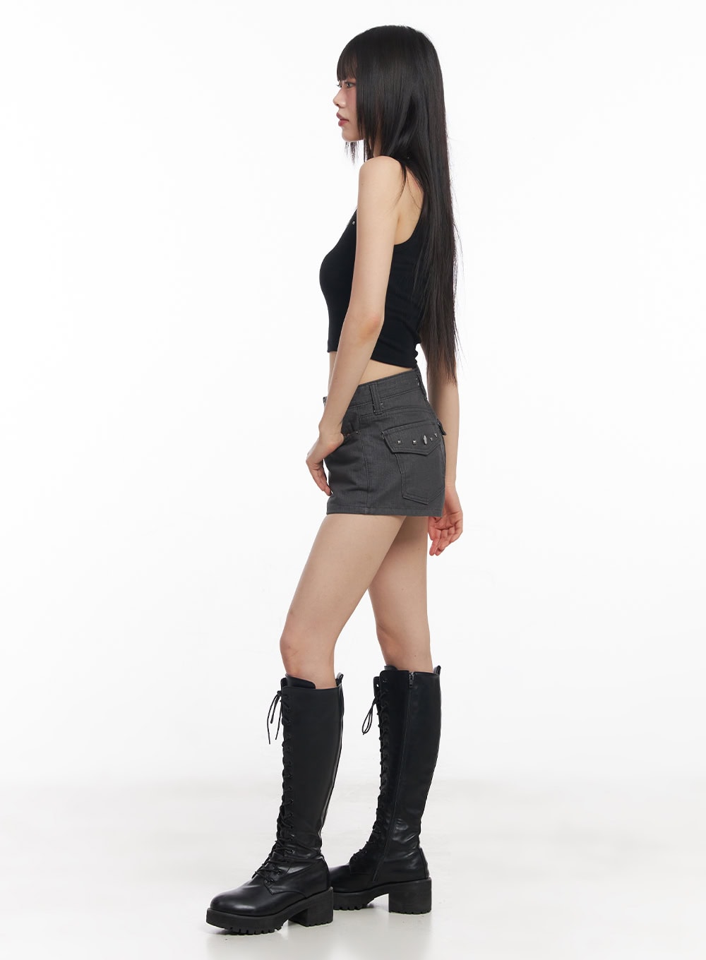 Flower Graphic Slim-Fit Tank CY512