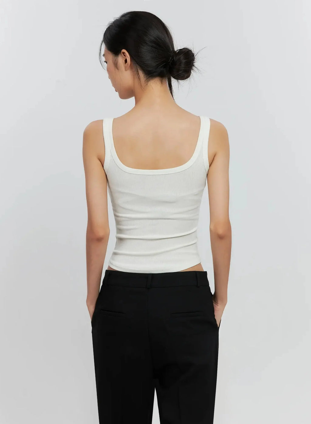 Padded Square-Neck Top IS516