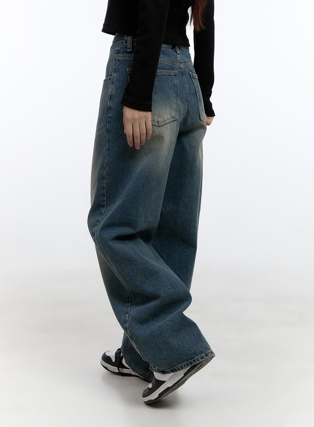 WIlla Casual Wash Baggy Jeans CS406