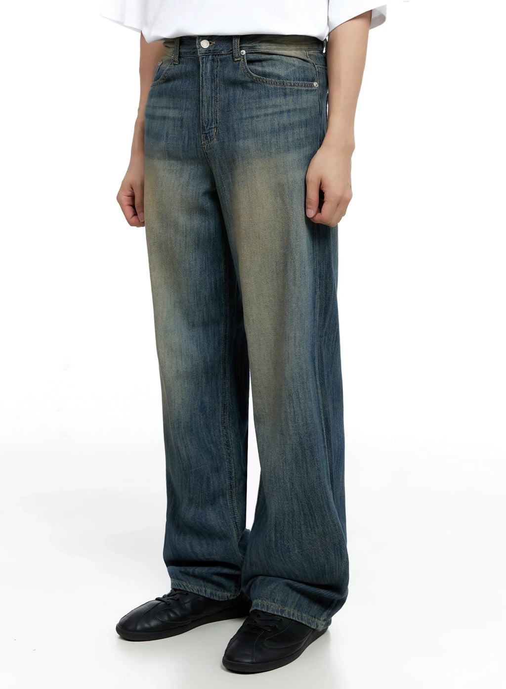 Men's Vintage Wide-Leg Jeans IG520