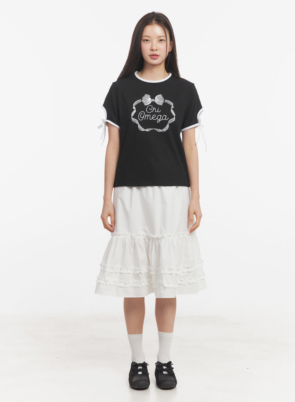 Ribbon Cut Graphic T-Shirt IY509