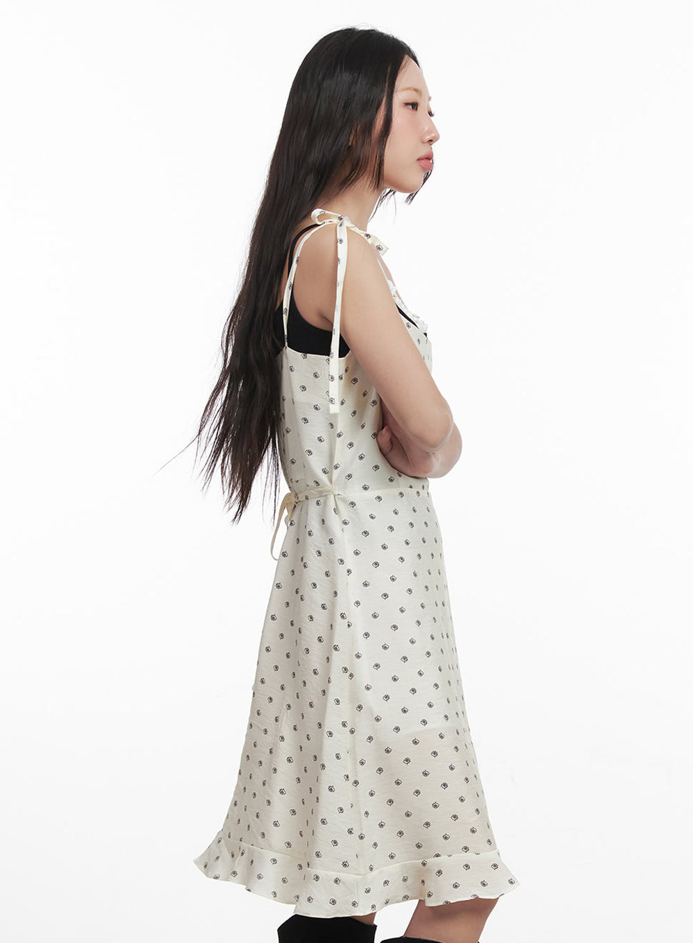 Floral Flare Cami Midi Dress IM528