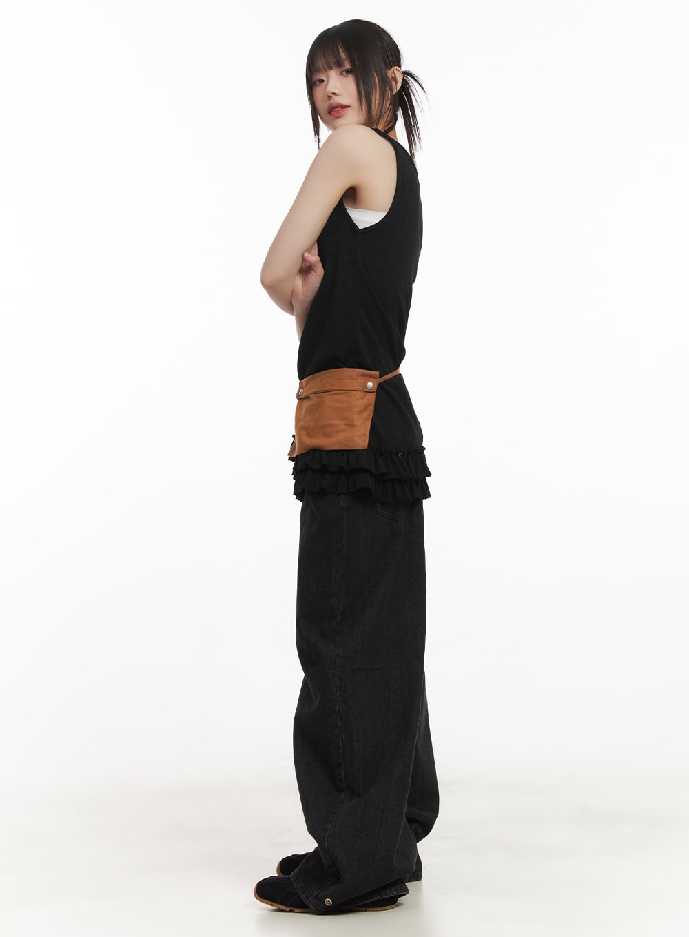 Suede Pouch Belt Bag CF518