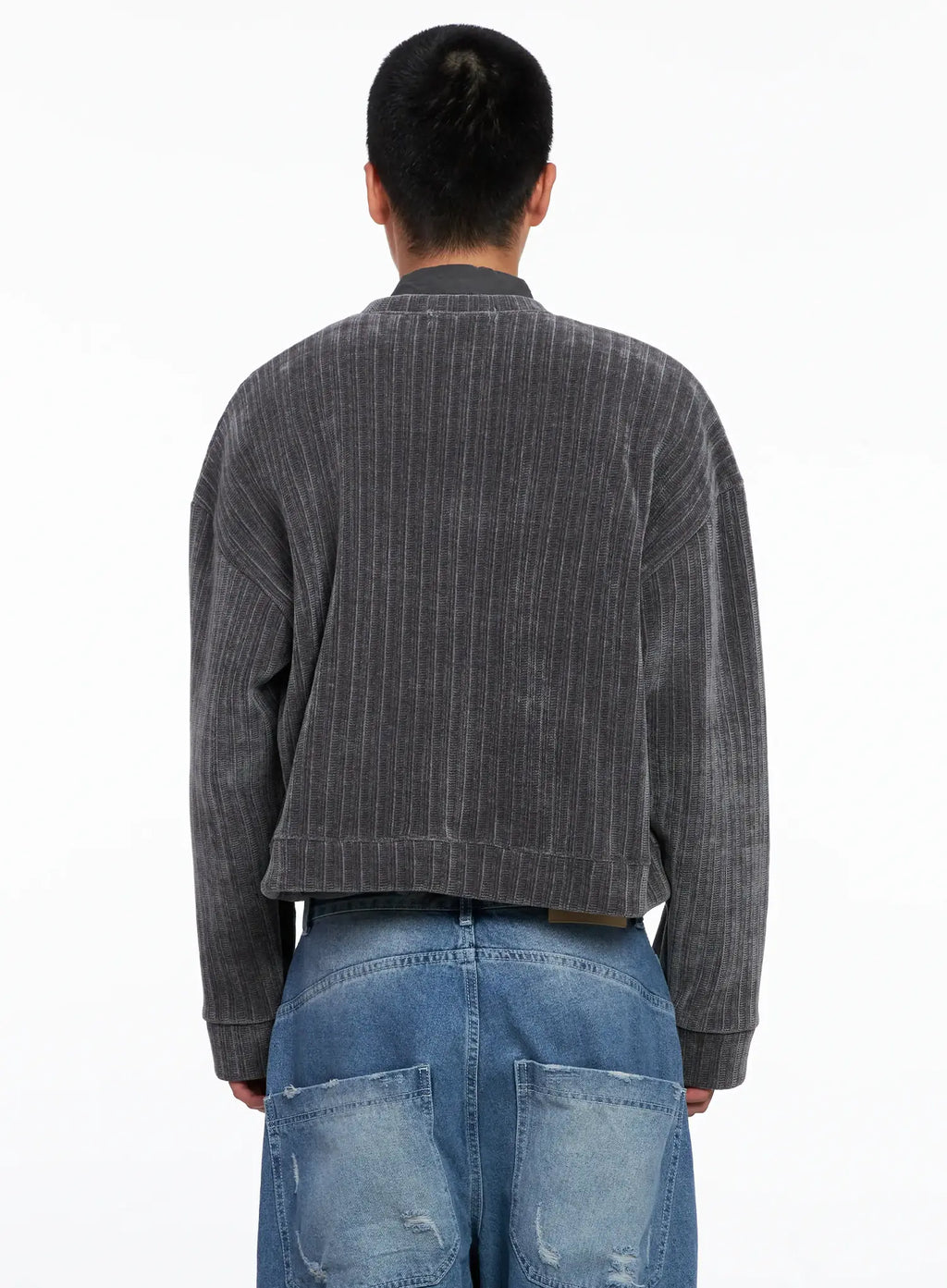 Men's Velvet Crop Jacket IS510