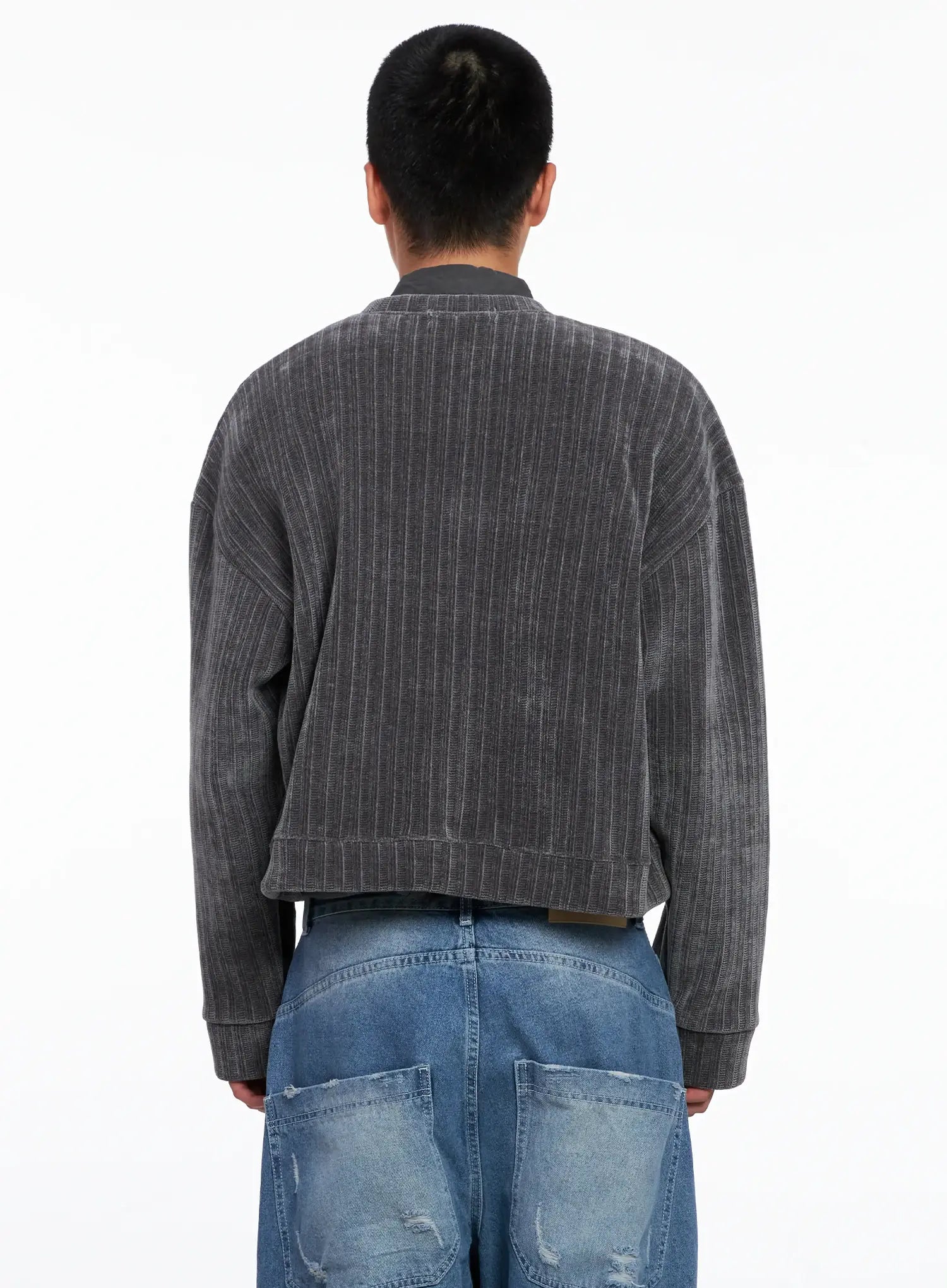 Men's Velvet Crop Jacket IS510