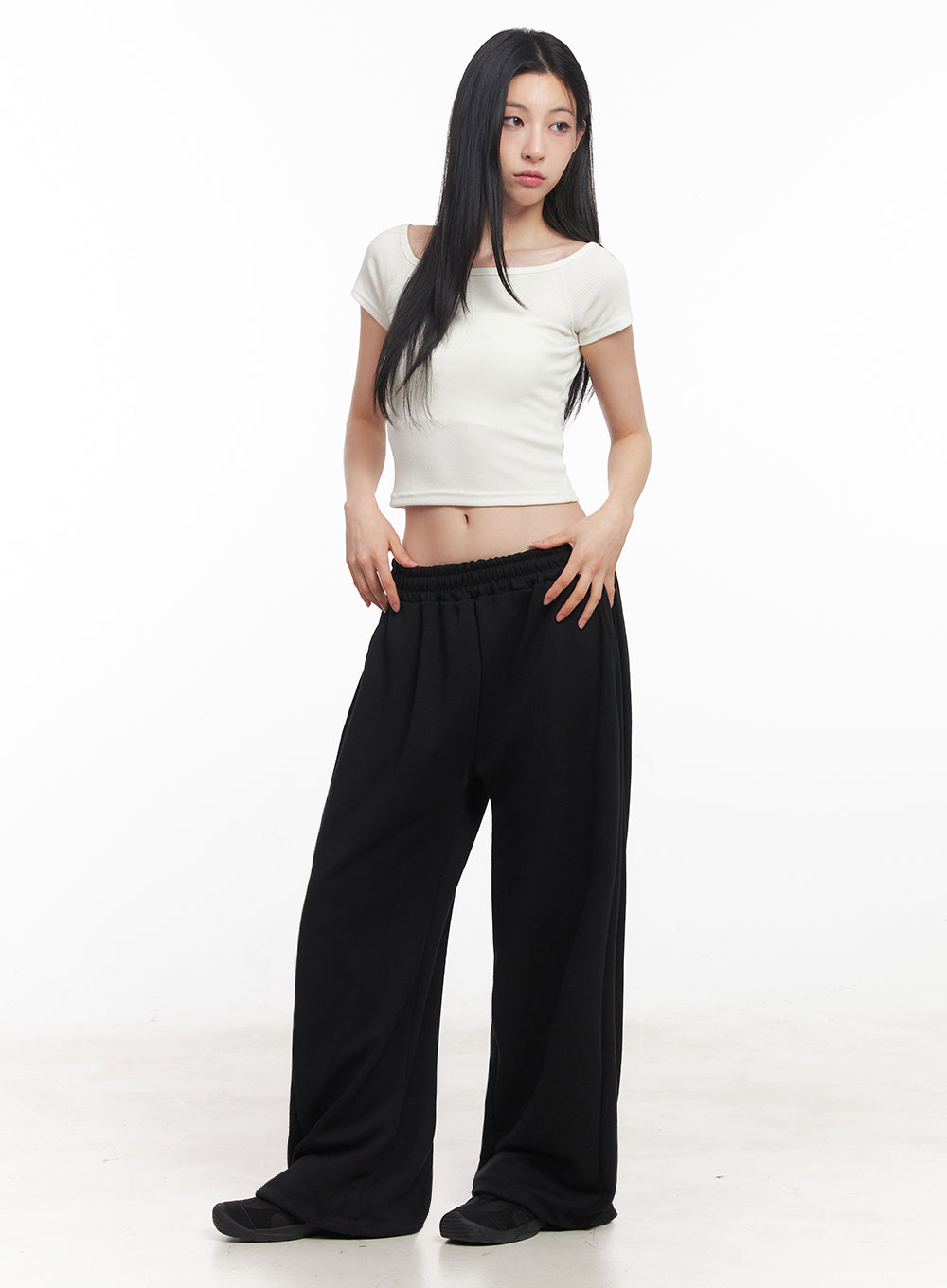 Boatneck Cropped Tee IY516