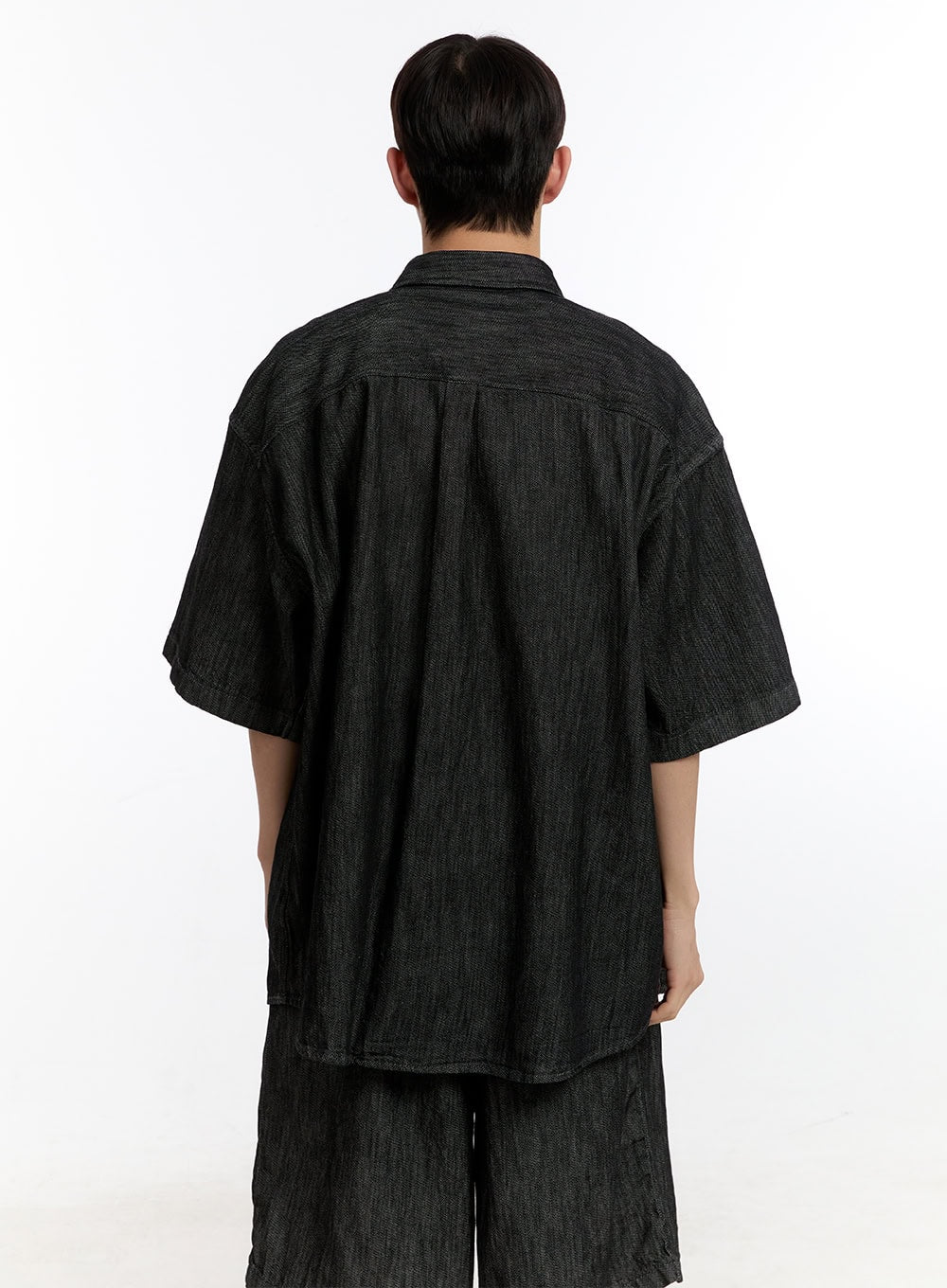 Men's Collared Oversized Shirt IA507