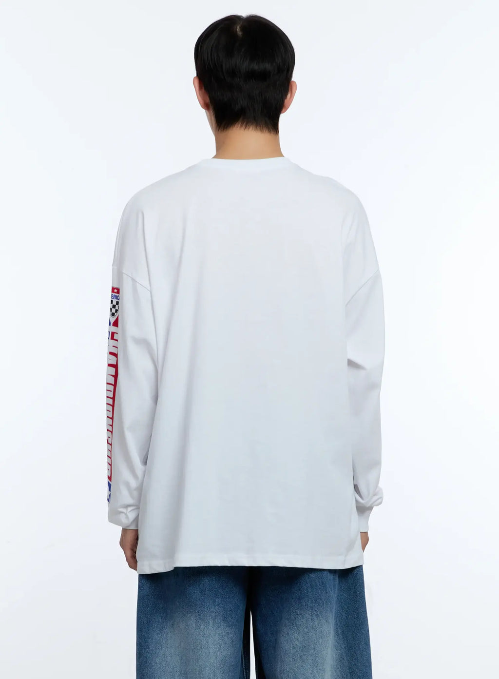 Men's Racing Graphic Long Sleeve T-Shirt IG515