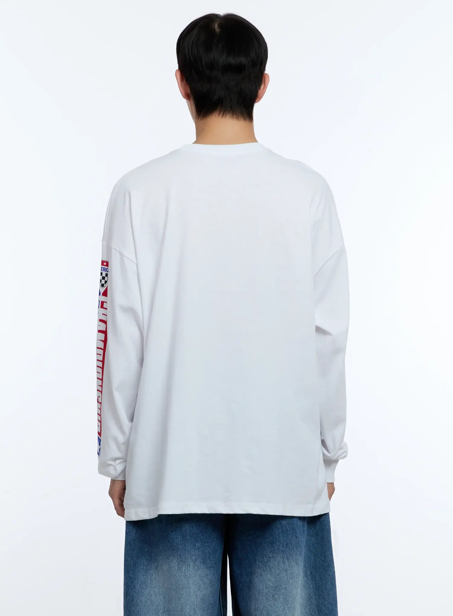 Men's Racing Graphic Long Sleeve T-Shirt IG515