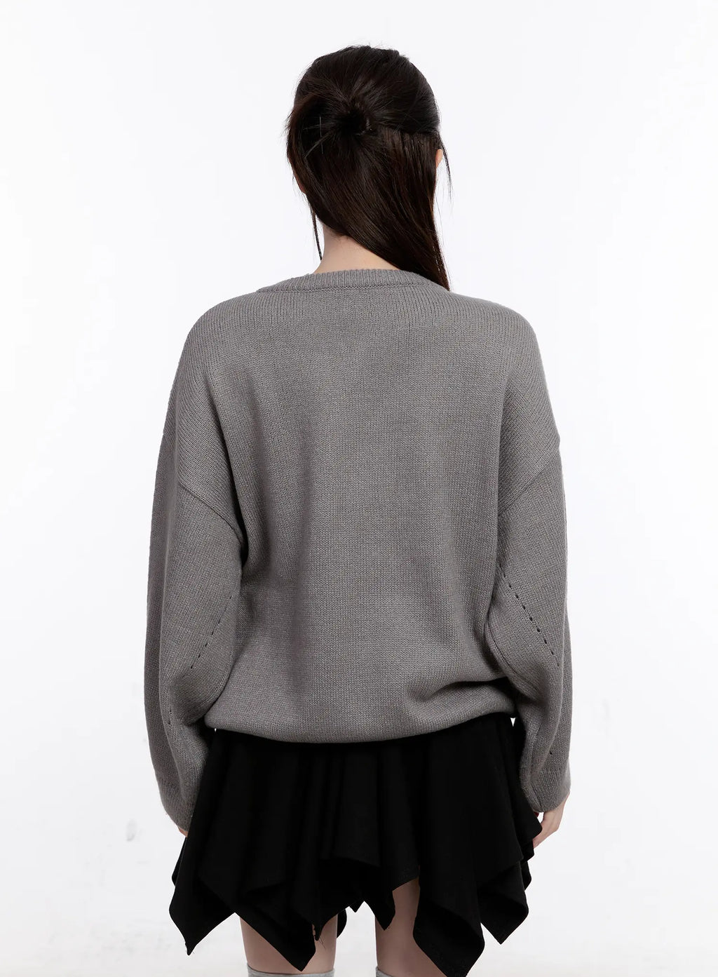 Casual Loose Fit Long Sleeve Sweater CO501