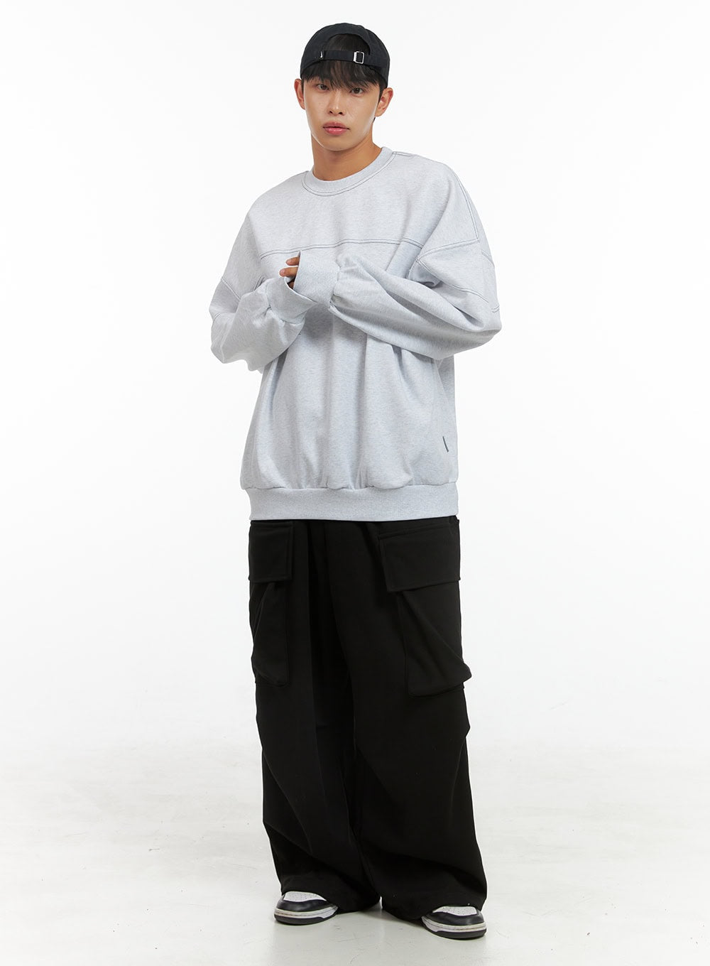 Men's Wide Fit Cargo Pocket Sweatpants IS419