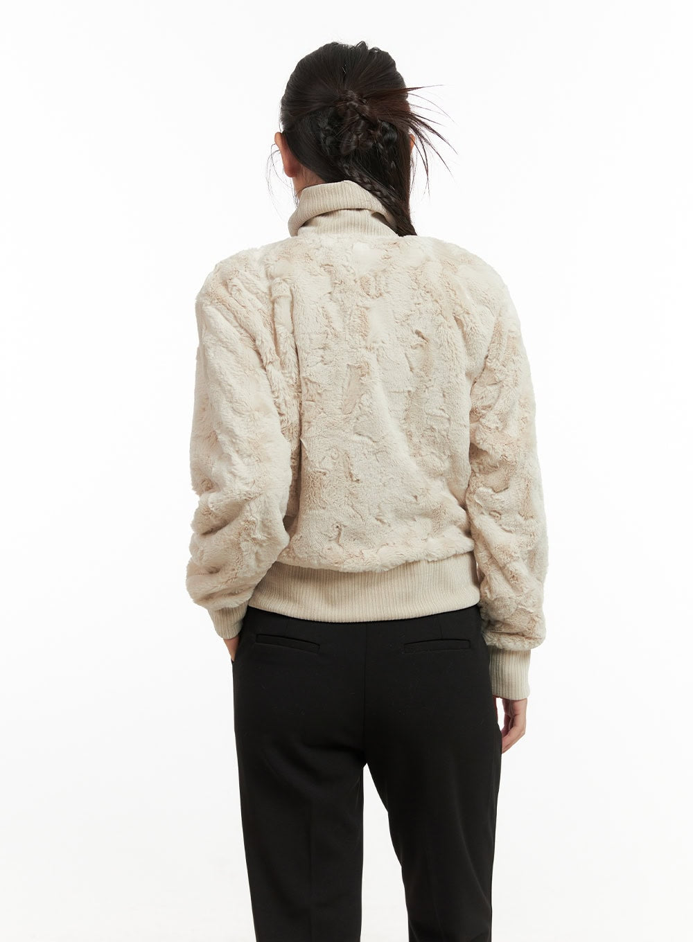 Soft Touch Fuzzy Bomber CN426