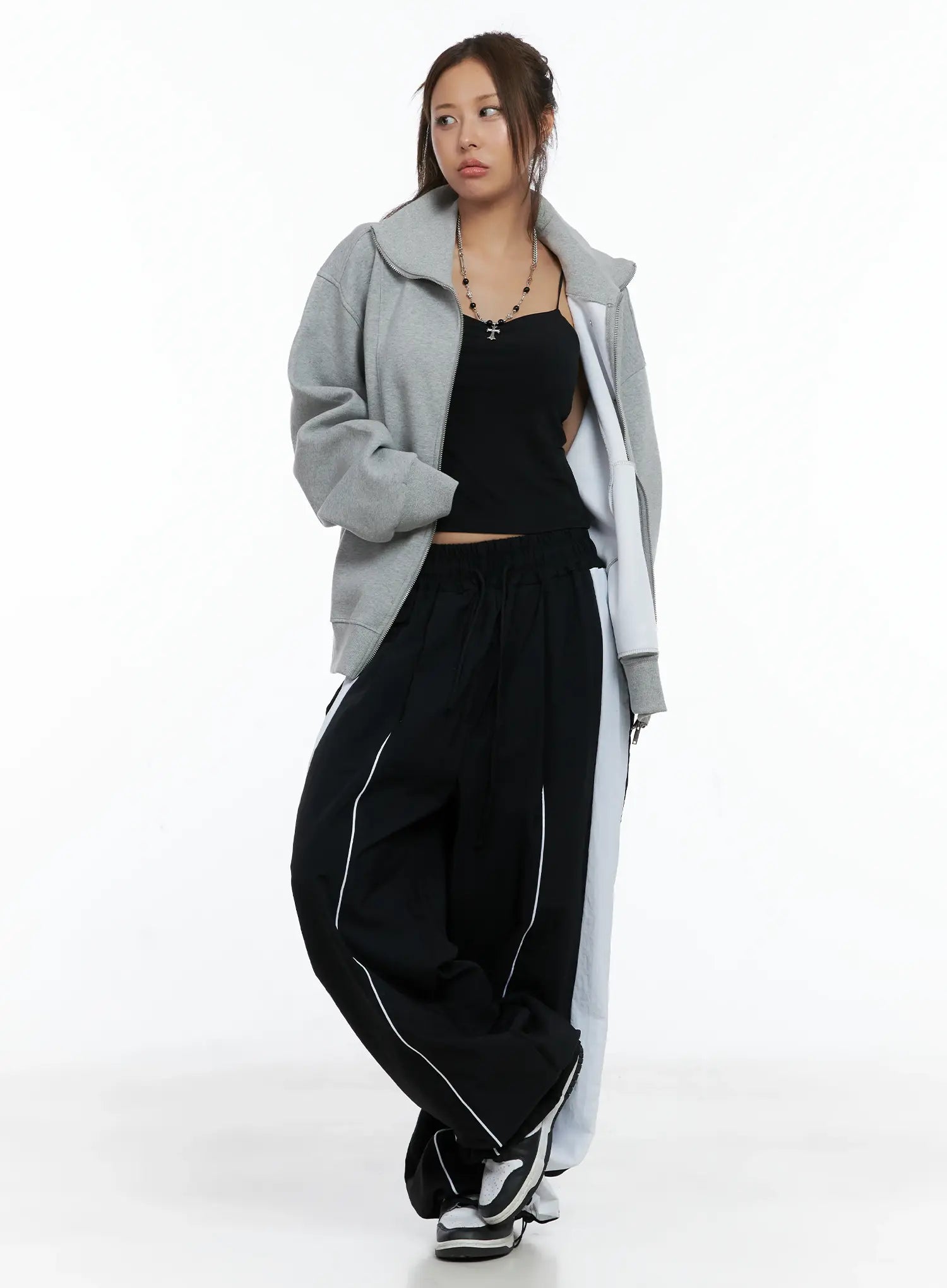Oversized Double-Zip-Up Jacket CS505