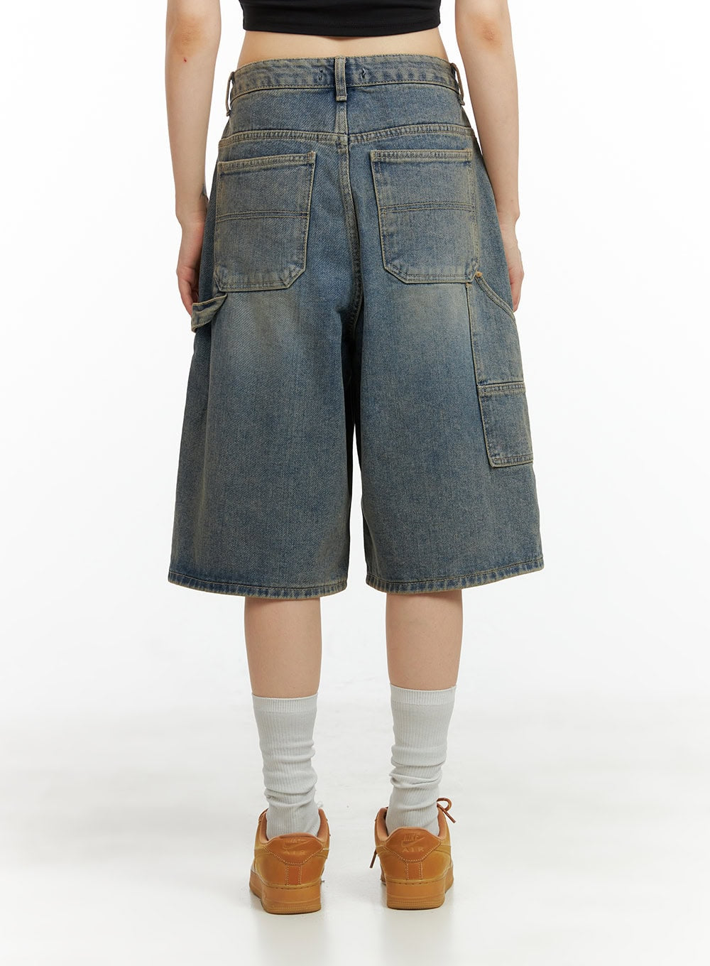 Washed Baggy Jorts CL401