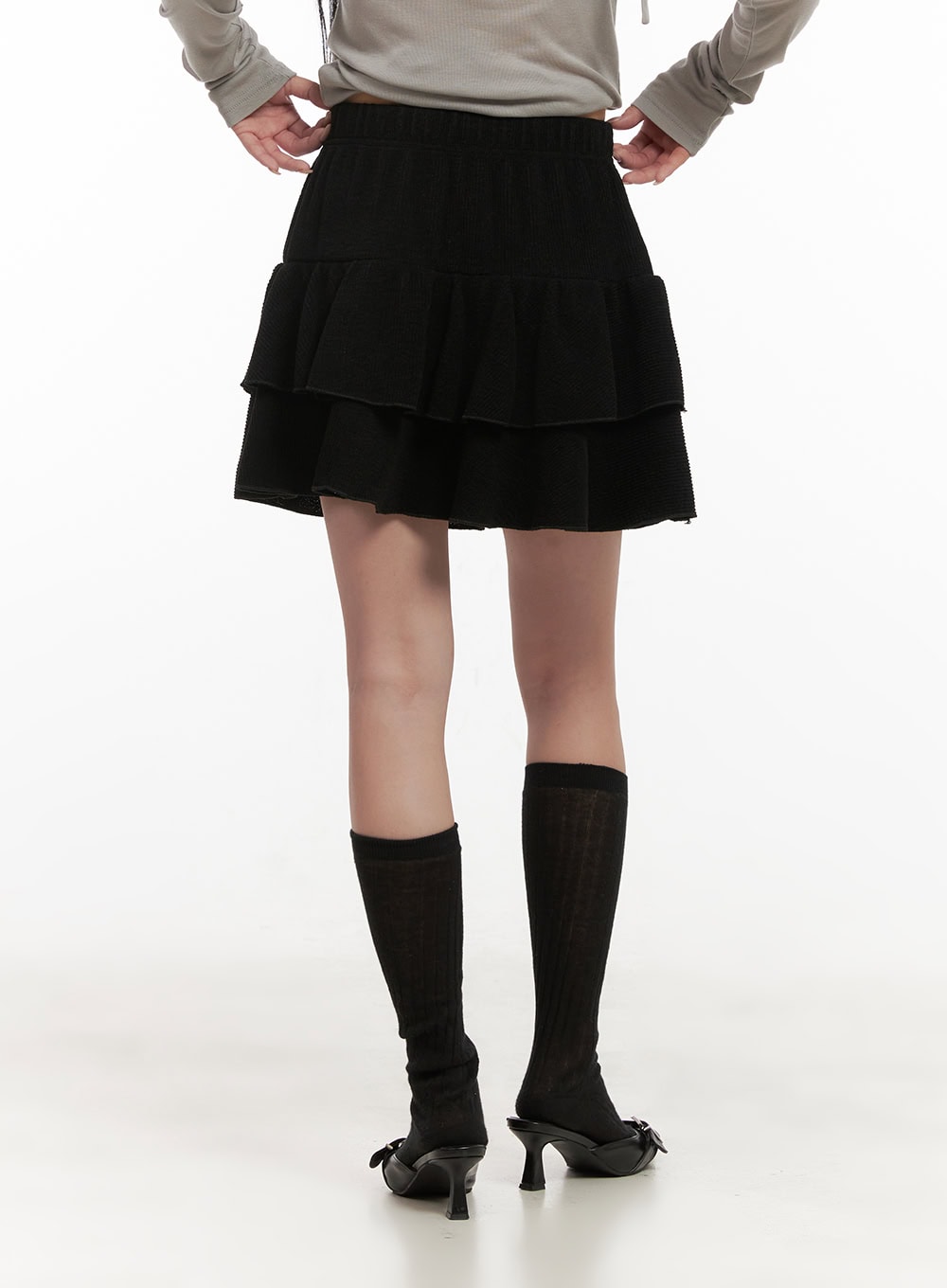 Ruffle Soft Touch Mini Skirt CD404