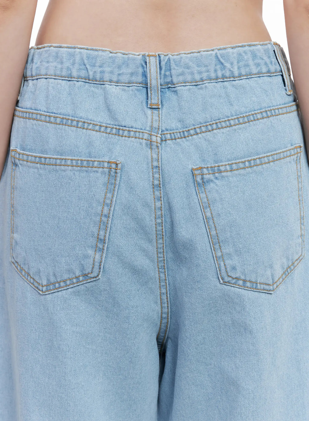 Carmen High-Waist Wide-Leg Denim Jeans CL523