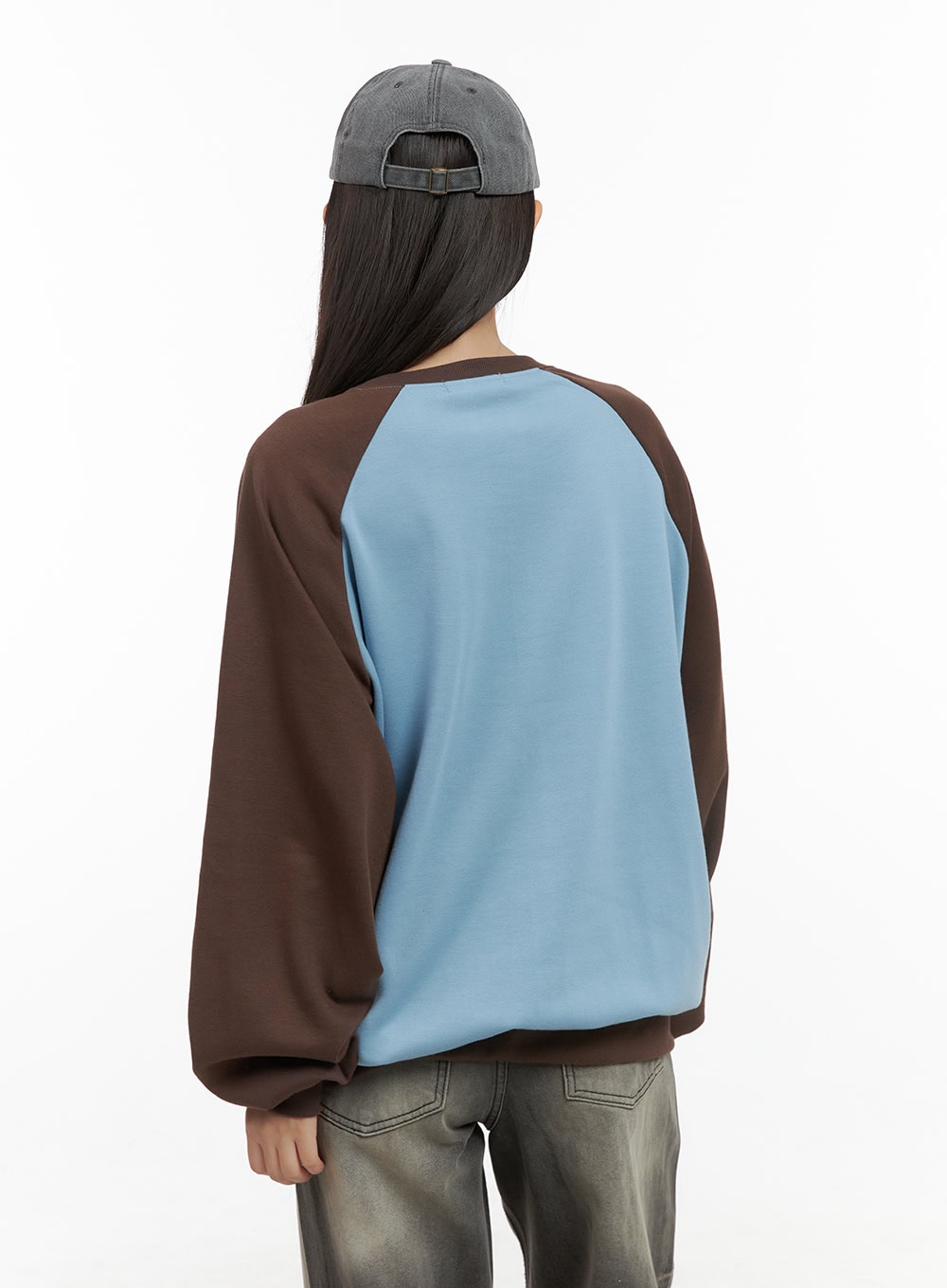 Graphic Raglan Cotton Sweatshirt CS404