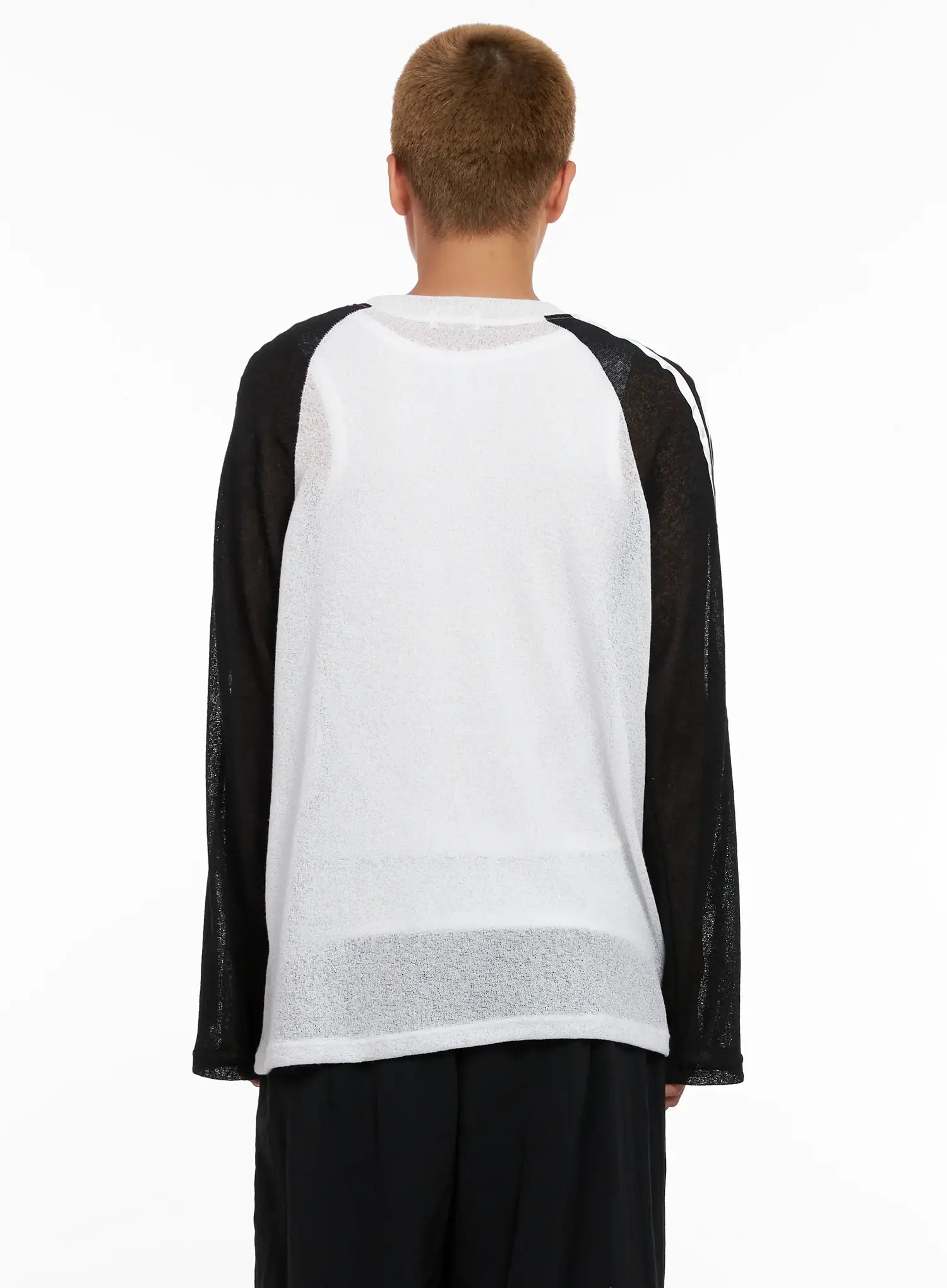 Men's Graphic Mesh Long-Sleeve Tee IL521