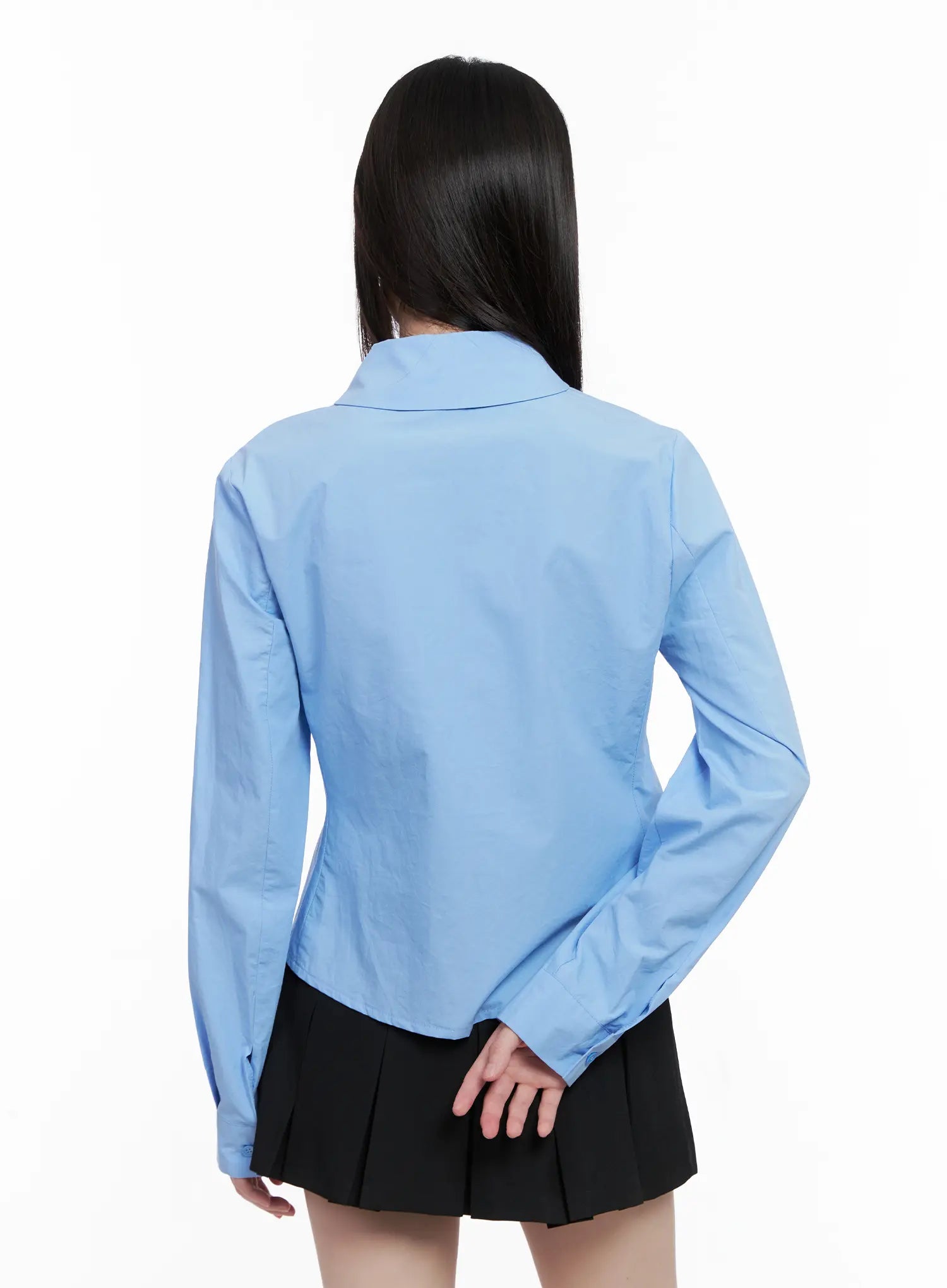 Classic Round Button-Up Shirt CG518