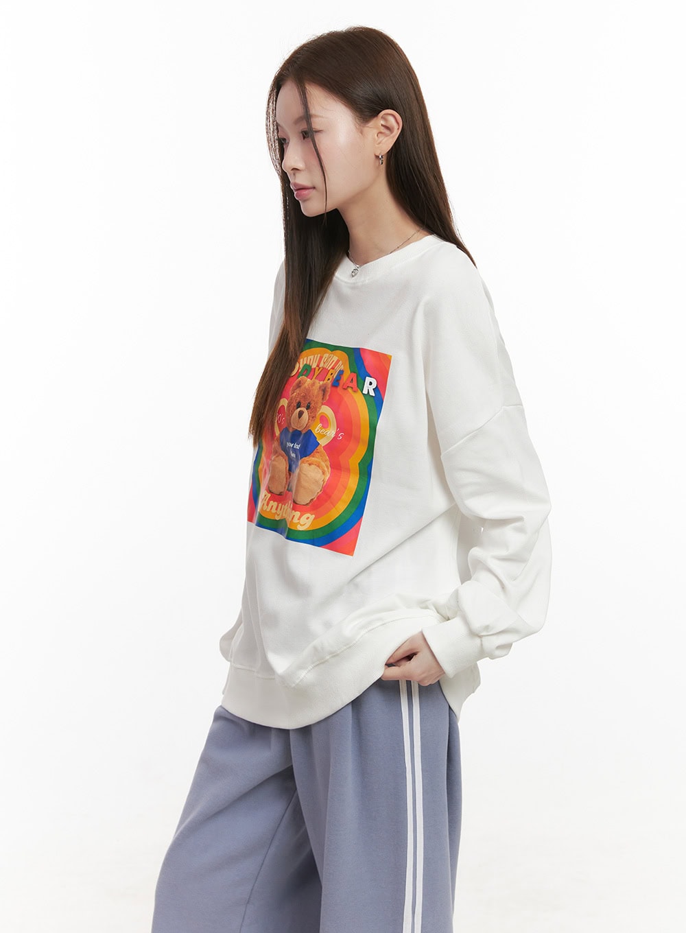 Long Sleeve Cotton Graphic Hoodie OD418